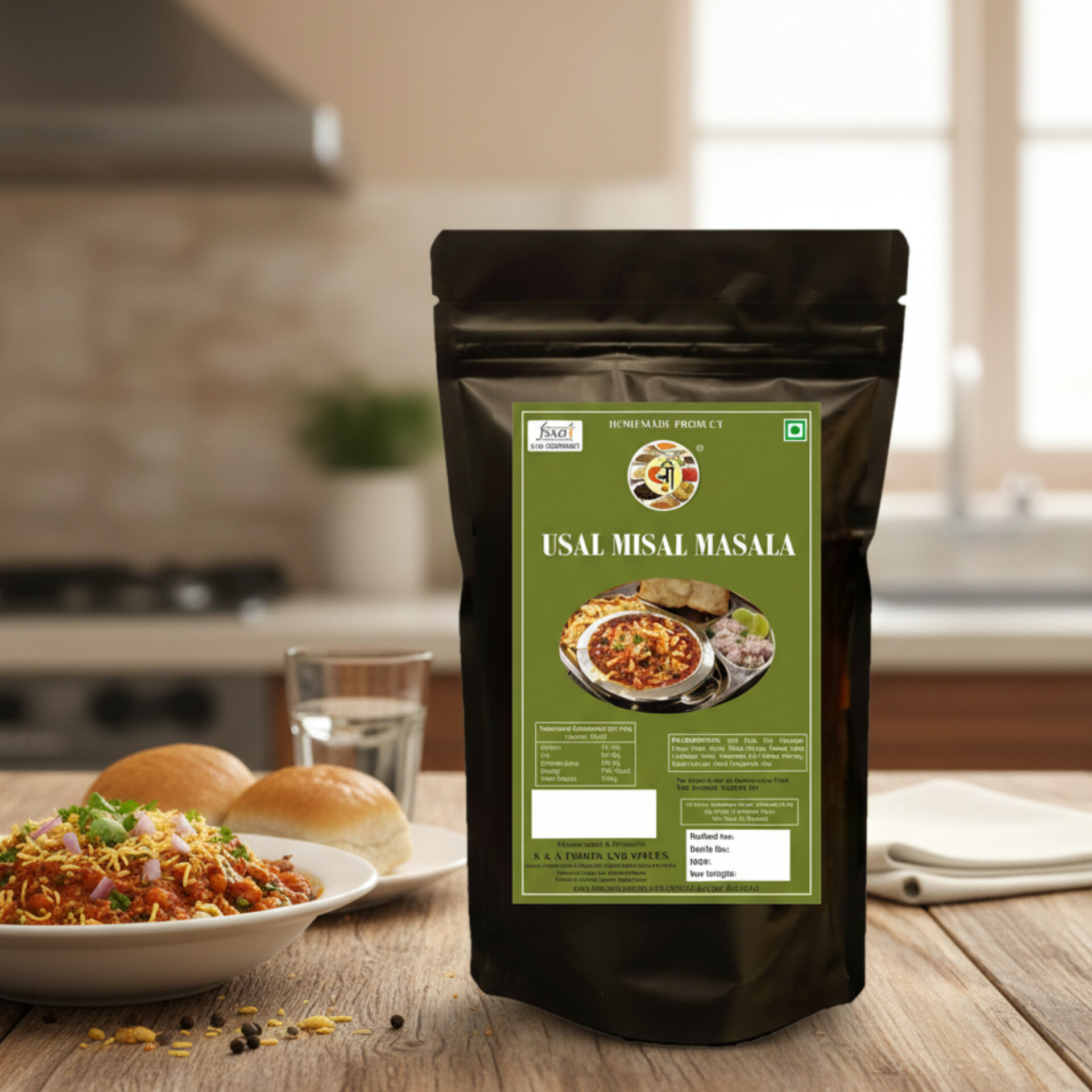 Sau Usal Misal Masala (उसळ मिसळ मसाला)